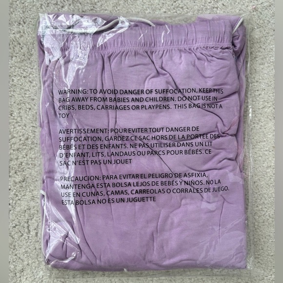 Posh Peanut Lovely Lavender Short Sleeve & Shorts Pajama Set - Picture 2 of 2